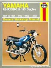 1974-1994 Yamaha RS RSX 100cc 125cc Motorcycle Manual by Haynes : H331