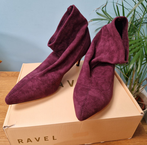 Ravel burgundy suede - ravel,