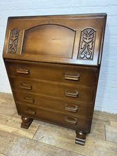Vintage oak bureau desk - bureau, free