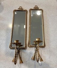 Vintage Gold Toned Mirrored