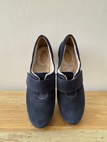 Hotter women navy suede - navy,