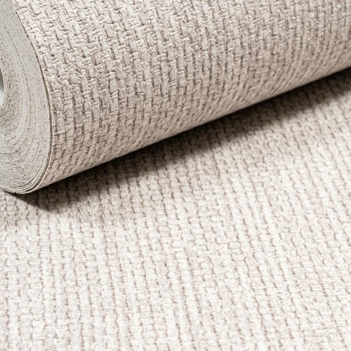 Plain grey weave wallpaper - grey,