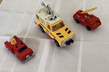 MATCHBOX SELECTION OF FIRE TENDERS 1975-1978 PLYMOUTH TRAIL DUSTER AIRPORT FIRE 