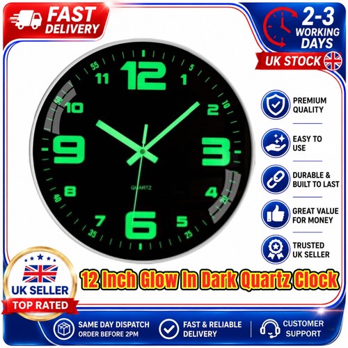 Wall clock large silent - wall,