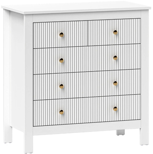 Fluted bedroom chest - bedroom,
