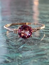 Pink Sapphire Labcreated Round