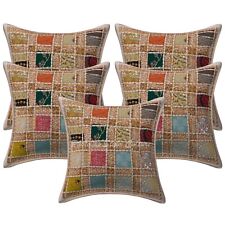 Patchwork Cushion Cover Ethnic