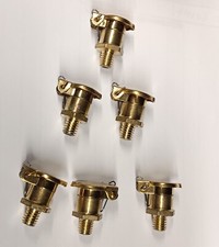 6x STEEL PLATED 6mm M6 FLIP