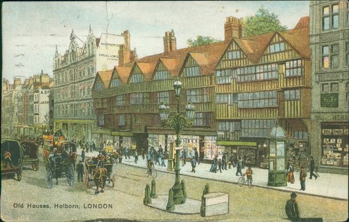 London old houses - old, holborn