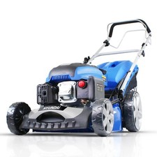 Hyundai Petrol Lawnmower Self-Propelled Cordless 18" / 46cm 139cc Mulch Foldable