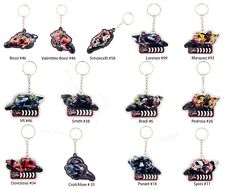 Official MotoGP Motorcycle World Championship Rider PVC Key Rings / Key Fobs
