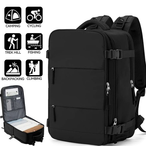 Large black rucksack - rucksack, backpack