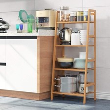 4 Tier Ladder Shelf Storage