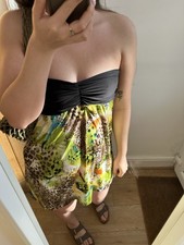 Strapless boobtube dress size