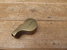 Antique Great Northern Railway Hudson 'The Thunderer' Whistle .Engraved G.N.Ry.