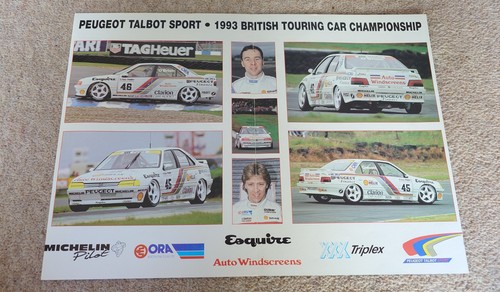 Peugeot 405 poster 1993 - poster,