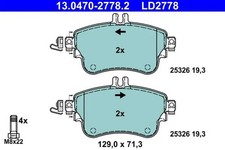 Brake pads 13.0470-2778.2 ATE