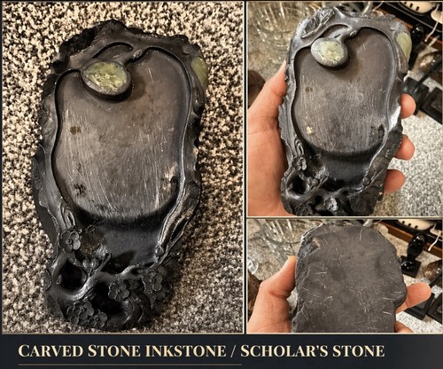 Antique chinese duan inkstone - antique,