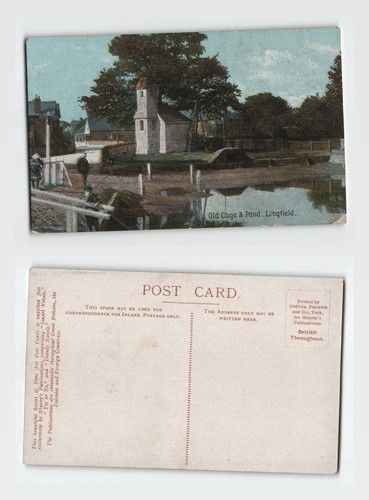Postcard old cage and - cage,