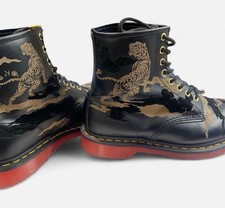Dr. Martens Year of The Tiger 8-Hole Boots Size 8 UK Limited Edition