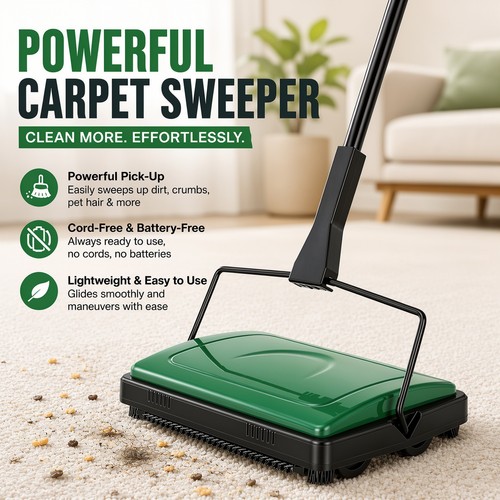 Manual carpet sweeper - manual,