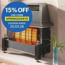 Flavel Regent Gas Fire Black