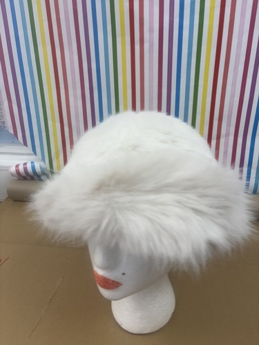 Faux fur hat - russian, style