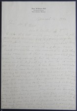 Depression Era Family Letter -