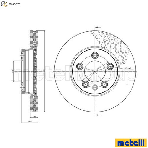 Brake disc 0920c for - brake, 23-0920c