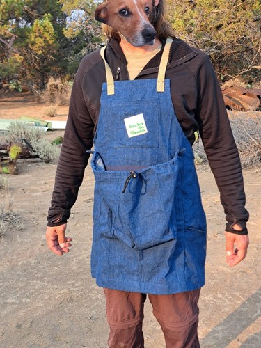 Lot gardening apron - of,