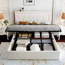 Double Bed Frame with Storage