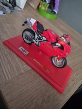 Maisto 1/18 Scale Diecast Model Ducati 999S Motorbike Motorcycle Bike Red