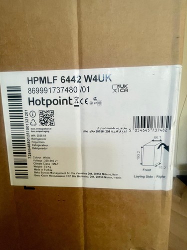 Brand new hotpoint fridge - fridge,