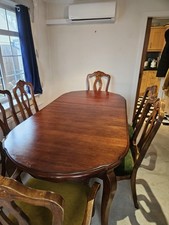 Dark Wood Large Dining Table