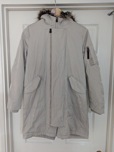 Beige river island parka - island,