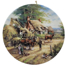 WEDGEWOOD BONE CHINA COUNTRY DAYS MAKING THE HAYRICK by CHRIS HOWELLS No 373e