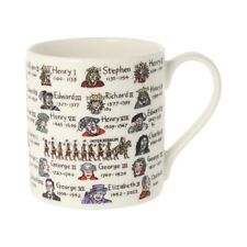 Kings and Queens with Dates Charles III Quite Big Bone China Mug 350ml