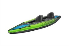 2 Person Inflatable Kayak Set (Oars Air Pump Two Man Blow Up Canoe)