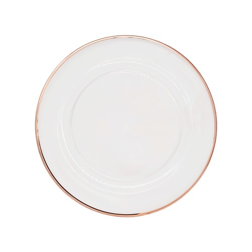 Glass charger plates - glass,