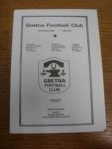 1985 gretna v peterlee - 22/10/1985,