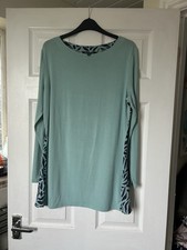 Ladies Turquoise And Navy Long