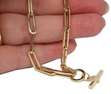 9ct yellow gold bracelet 7.5