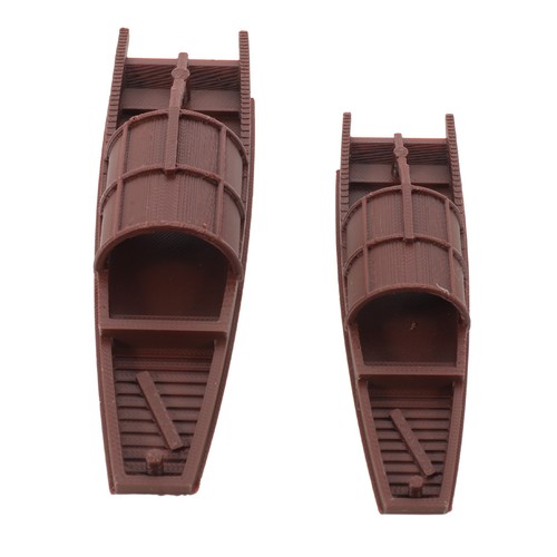 2pcs mini boat model antique - 2pcs, model: