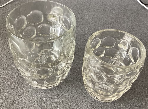 Vintage dimpled beer pint - vintage,