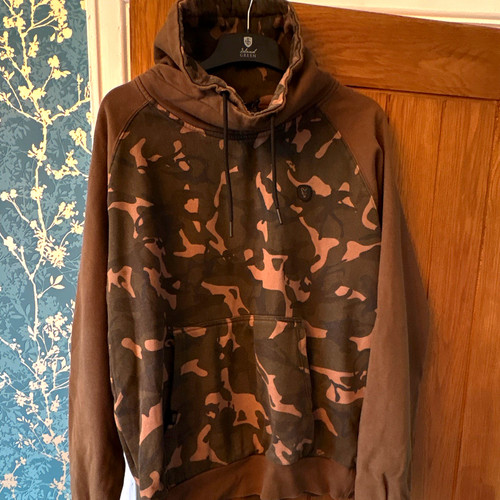 Fox brown camo pullover - fox,