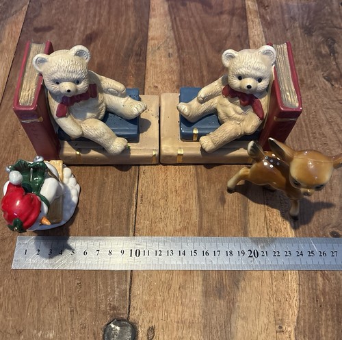 Teddy bear bookends with - bookends,