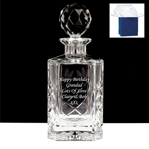 Personalised engraved crystal - personalised,