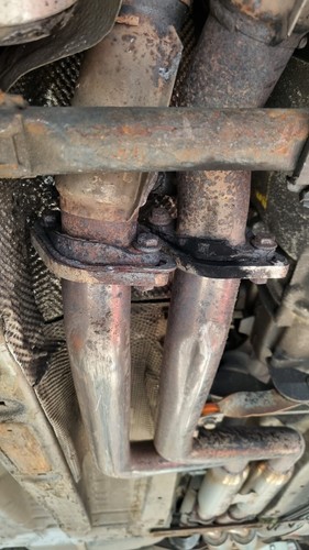 E46 exhaust repair - repair, flanges