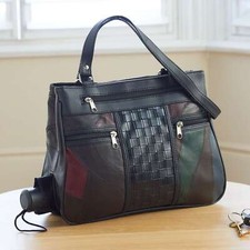 Elegant Leather Organiser Bag