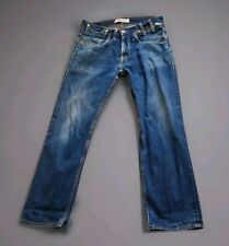 Levis 504 Jeans Adult W32 L28 Blue Denim Straight Y2K Comfort Zipped Pocket 